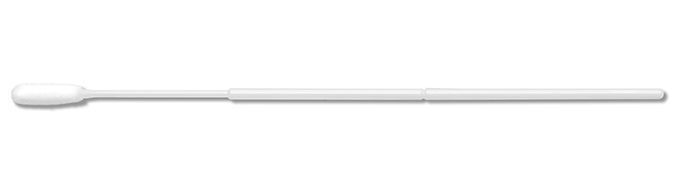 PurFlock Ultra 6" Sterile Elongated Flock Swab w/Polystyrene Handle, 100mm Breakpoint