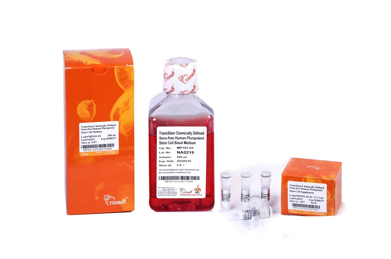 TransStem™ Chemically Defined Xeno-free Human Pluripotent Stem Cell Medium