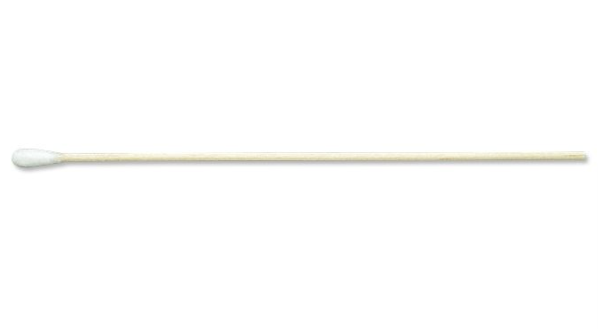 PurSwab 6" Industrial Standard Grade Cotton Swab w/Wooden Handle