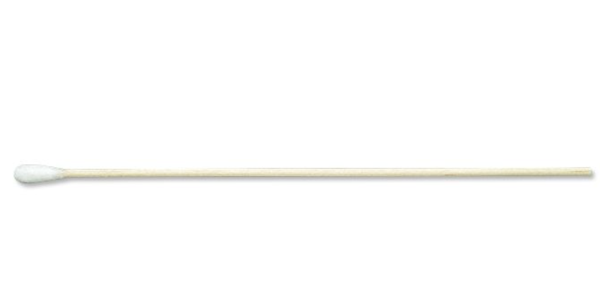 Puritan 6" Lint Controlled Standard Cotton Swab w/Wooden Handle