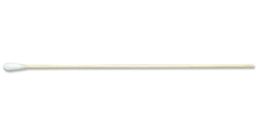 Puritan 6" Glue-Free Standard Cotton Swab w/Wooden Handle