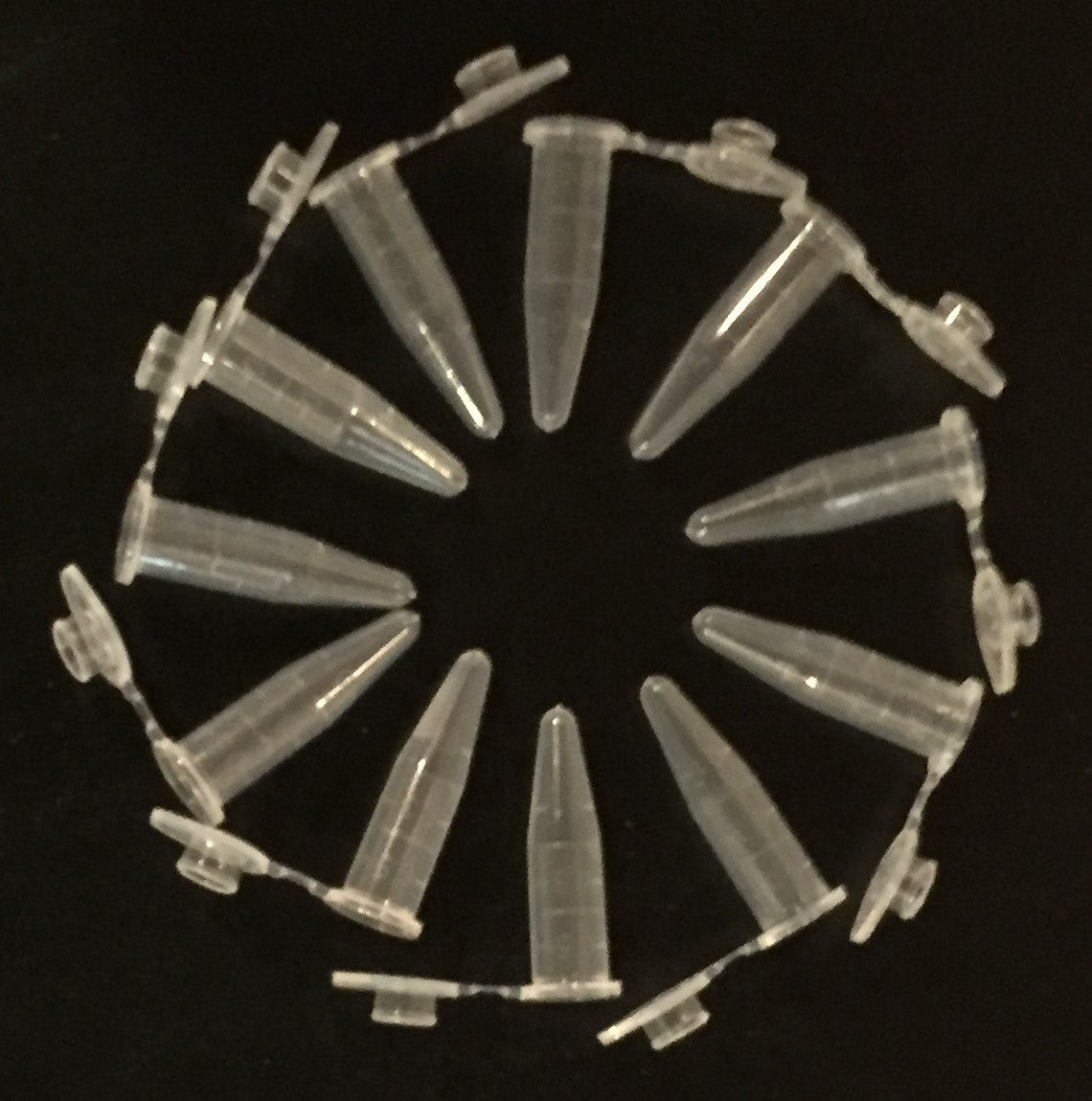 0.5 ml microcentrifuge tubes, snap-cap
