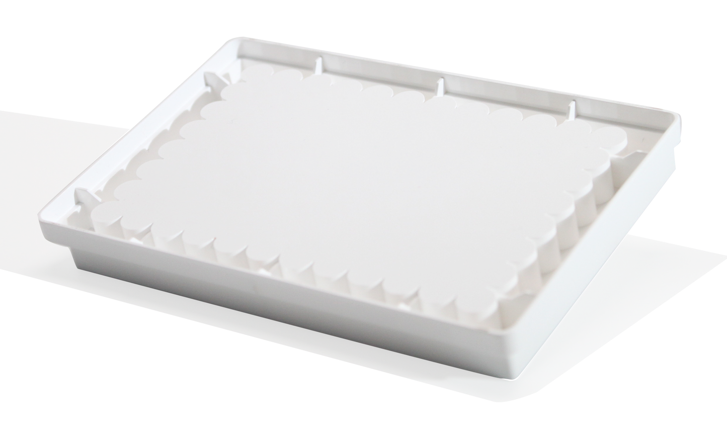 Assay Microplate, undetachable, white plate with white bottom