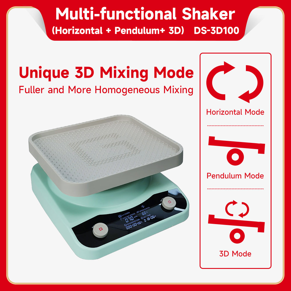 Genequip™ Multi-functional Shaker (Horizontal + Pendulum+ 3D)