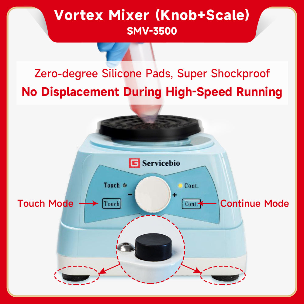 Genequip™ Vortex Mixer -Knob Style