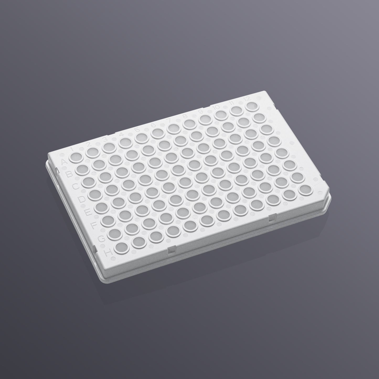 0.1mL 96 well PCR plate, Semi-skirted, white for Roche Light Cycler