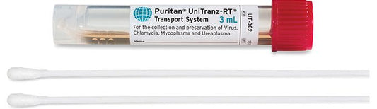 Puritan UniTranz-RT 3ml Filled Vial w/2 Sterile Standard Polyester Swabs