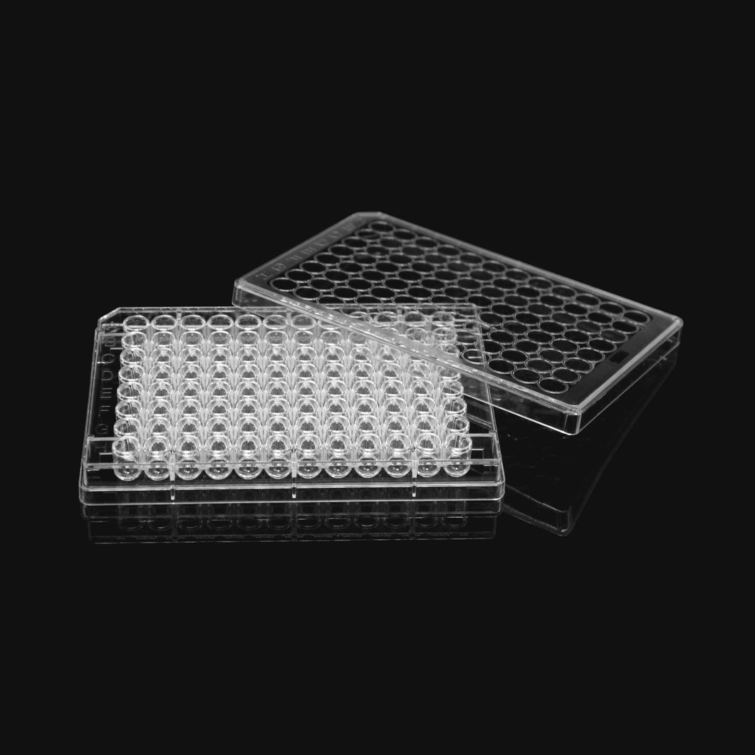 96-well clear U bottom ultra-low attachment plates, individually wrapped, sterile