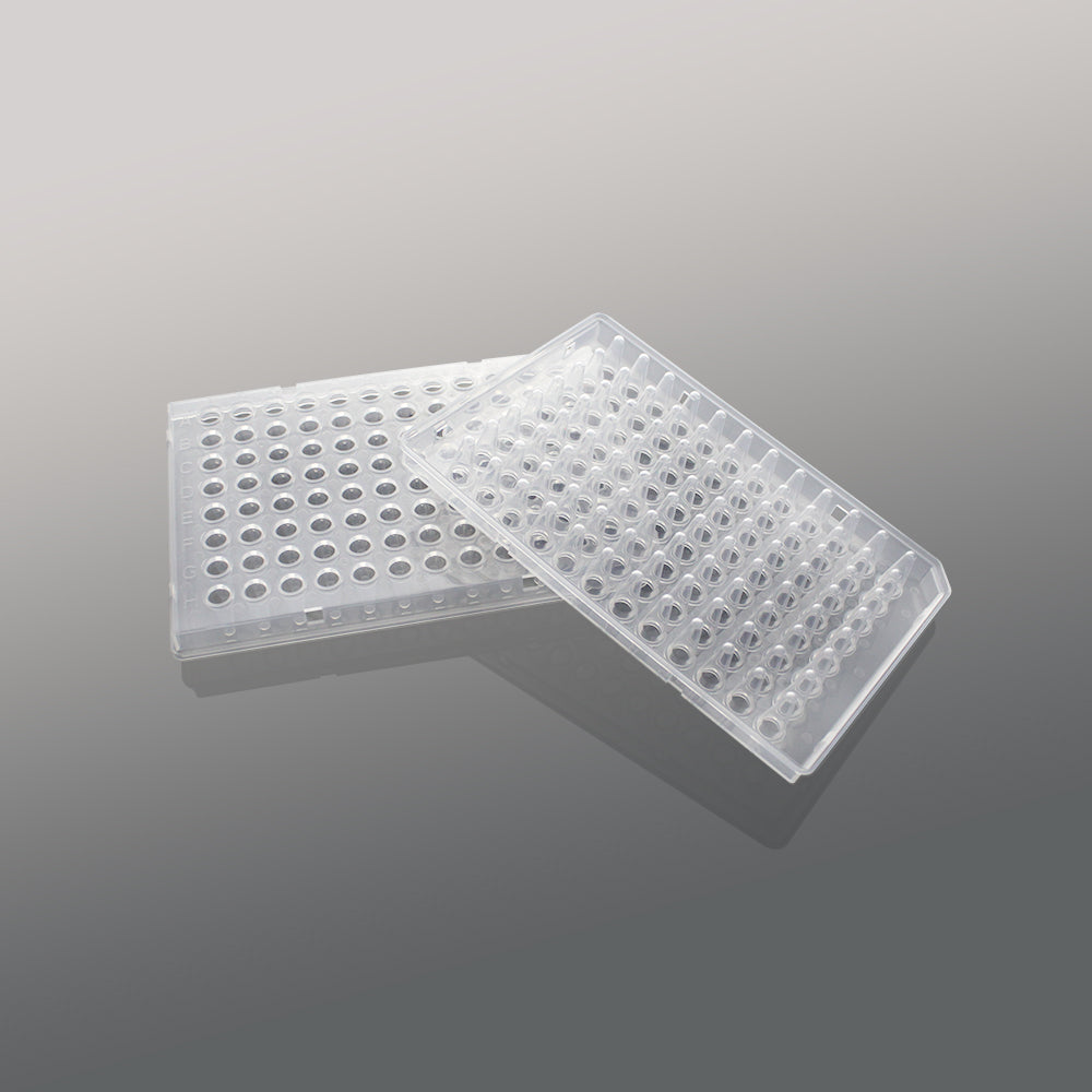 0.1mL 96 well PCR plate, Semi-skirted, clear for Roche Light Cycler