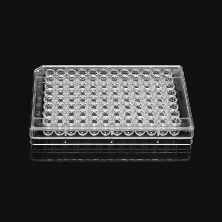 96-well clear U bottom ultra-low attachment plates, individually wrapped, sterile