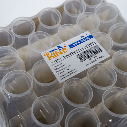 8oz PP Round Bottom Bottles in Tray