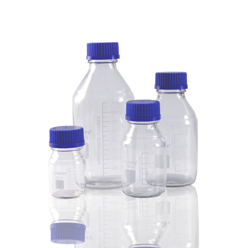 100ml Glass media bottle, clear