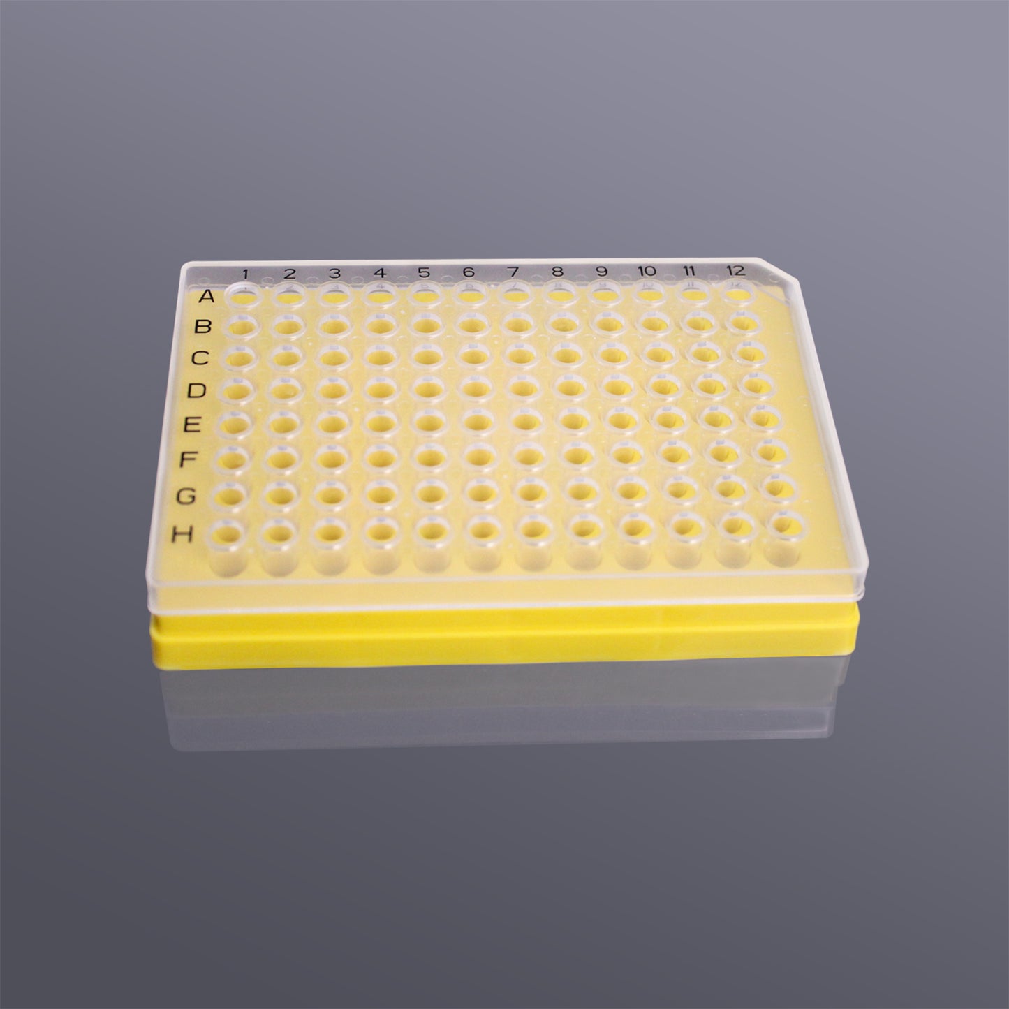 PCR tube racks-Choice of yellow,  grey, blue, black, orange	colors