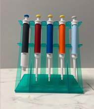 Load image into Gallery viewer, 5-pipette Flat-panel Pipette Stand
