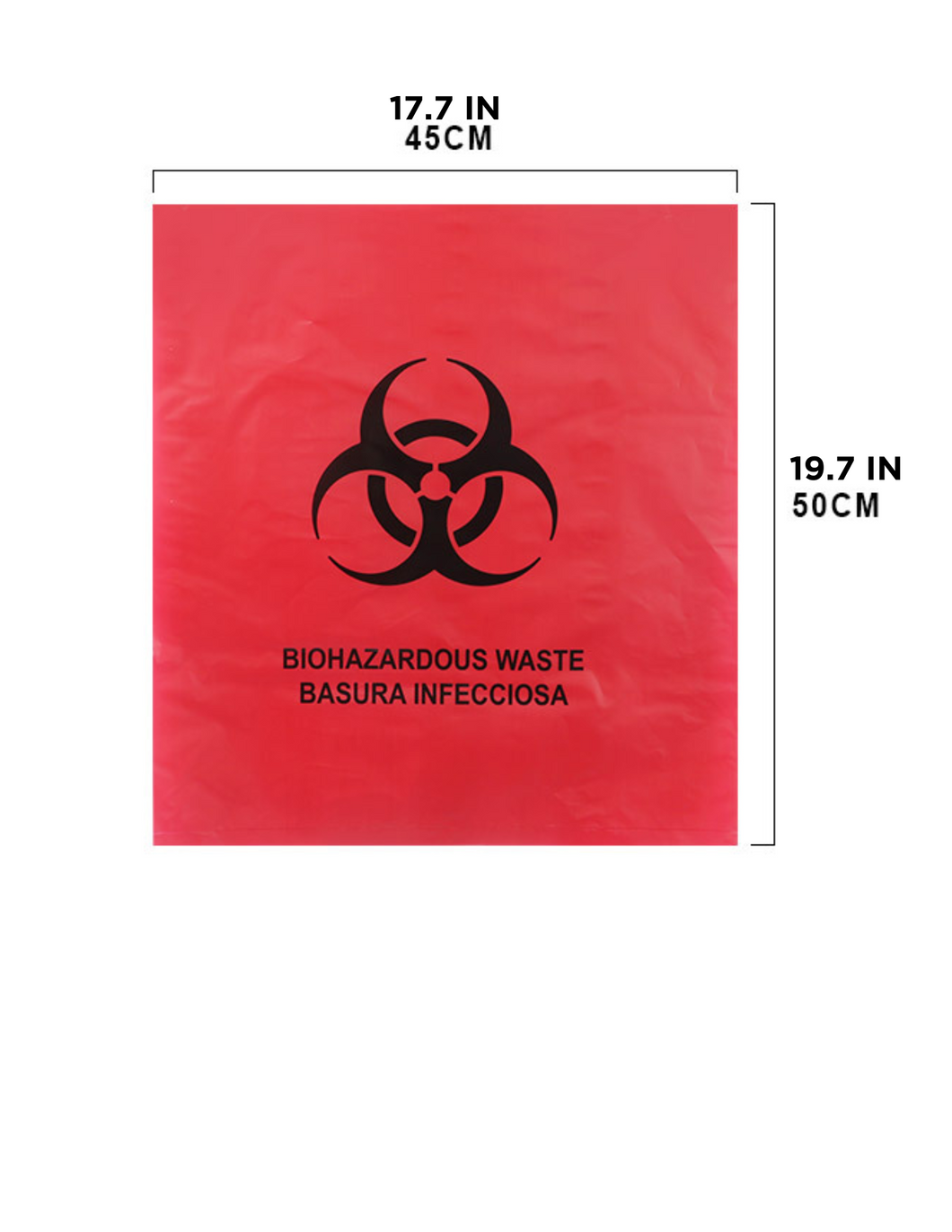 Autoclavable and Biohazard Bag (Flat Bag), Small Size