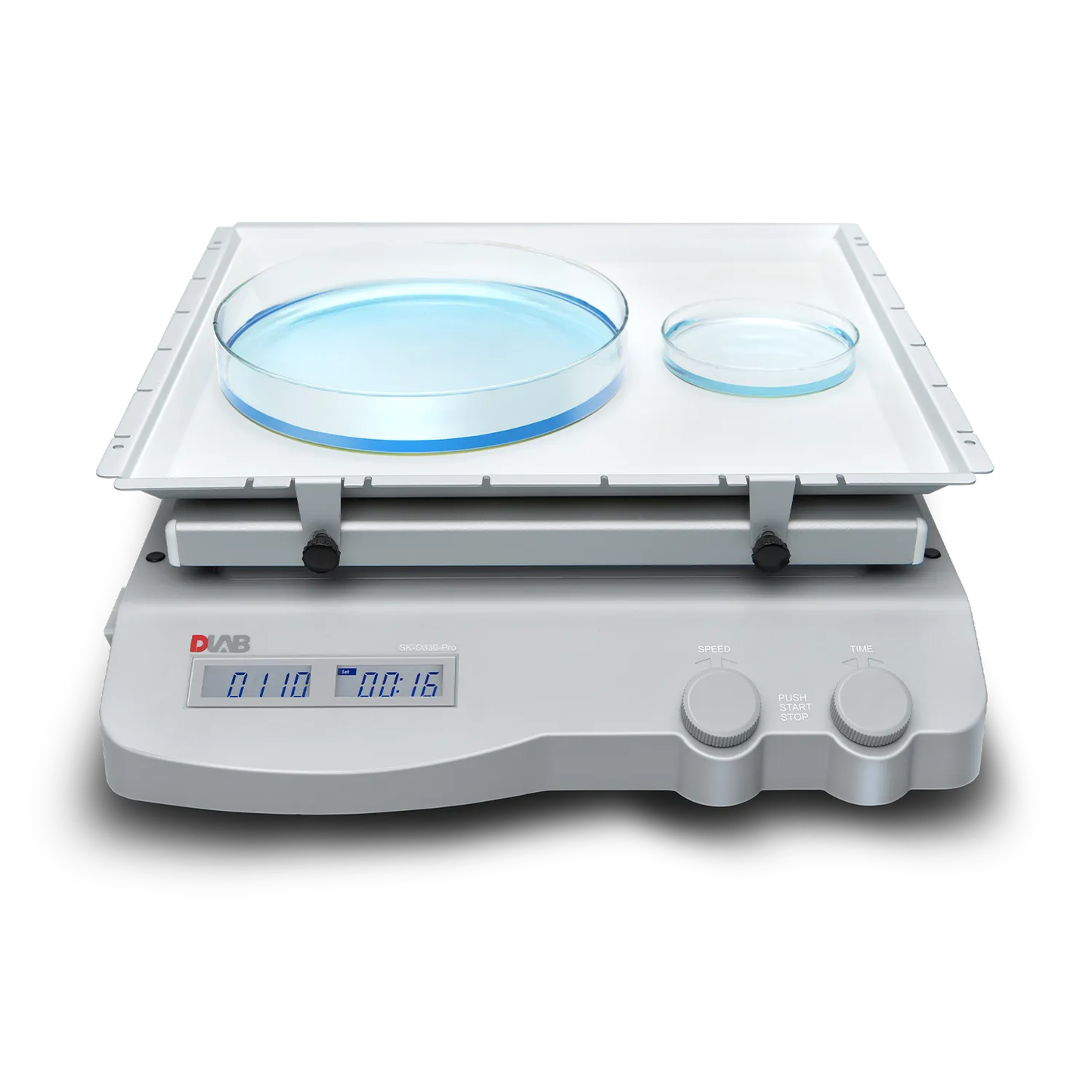 DLAB Digital Orbital Shaker (7.5 Kg load) with SK 330.1 Universal attachment (package separately)