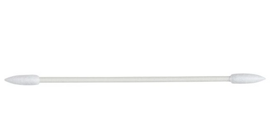 PurSwab 3" Lint Free Double-Ended Cone Shaped Cotton Swab w/Paper Handle