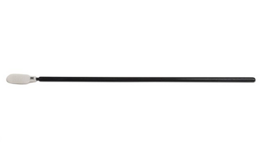 PurSwab 6" Spatula Foam Swab w/Black Polypropylene Handle