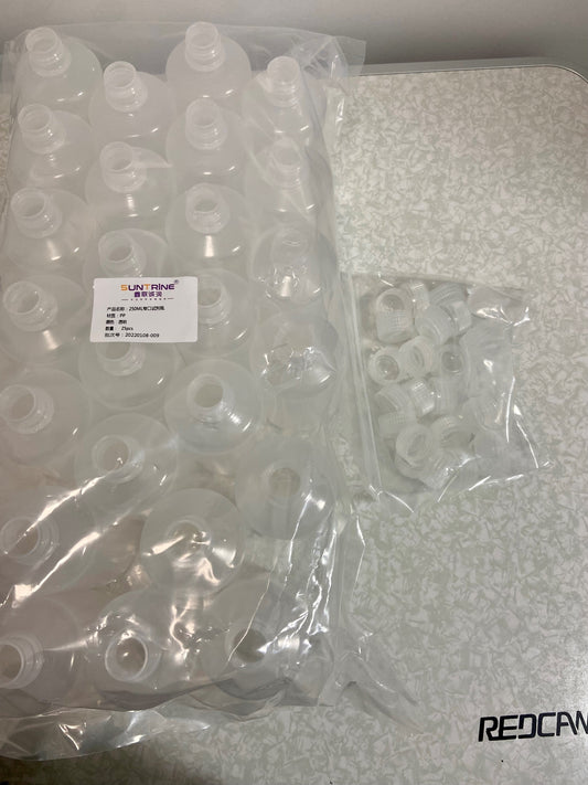 250ml transparent PP narrow mouth reagent bottle