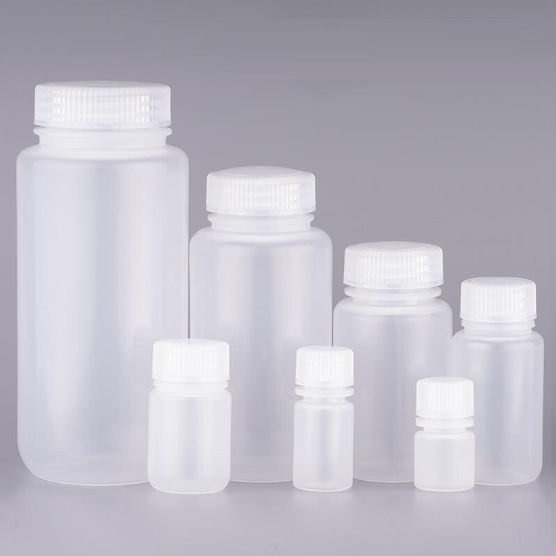 Wide-Mouth Reagent Polypropylene Bottles with Caps