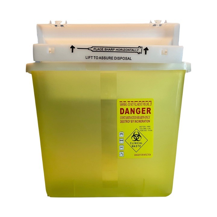 Sharps container biohazardous waste disposal -1L