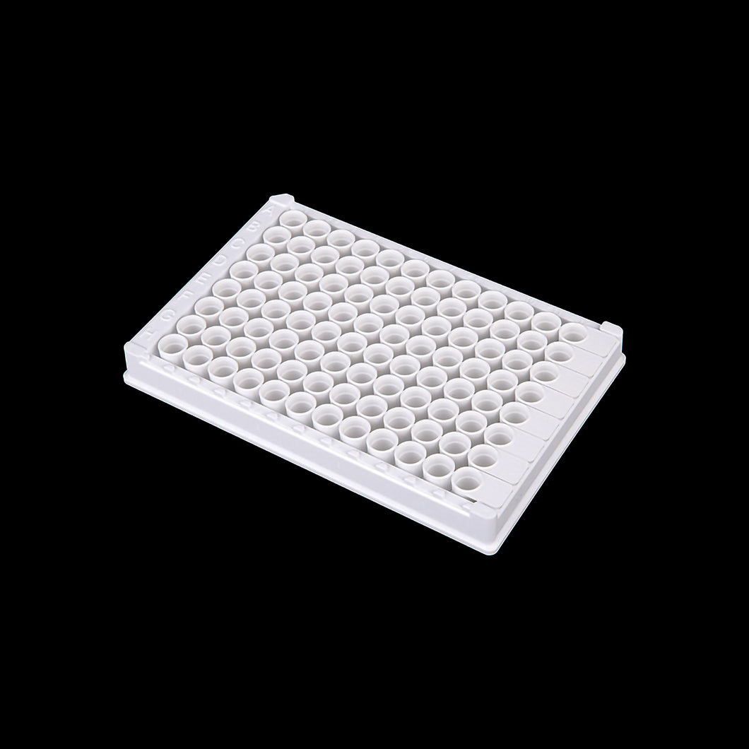 96-Well Cell Culture Plate, White, with Clear Flat-Bottom, TC-Treated