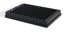 Load image into Gallery viewer, Assay Microplate, undetachable, black plate with black bottom, 96 well
